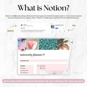 Student Notion Planner, 2026 Dashboard, University Notes, Master Resell Rights MRR