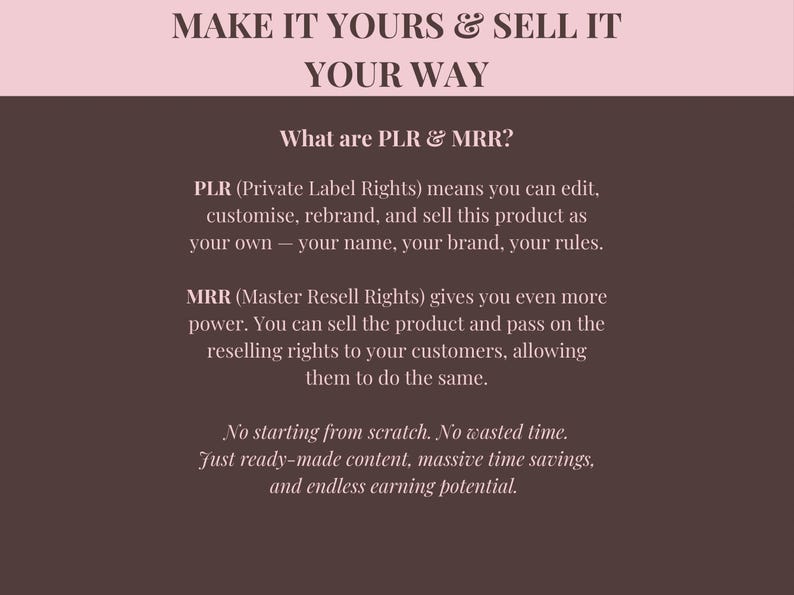 Faceless Creator Starter Kit | PLR & MRR Digital Products, Done For You DFY Canva Templates for Passive Income - Image 4