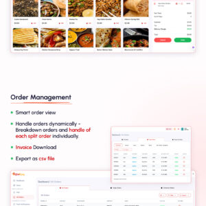 Food Ordering System with Admin Panel & Delivery Man App | POS